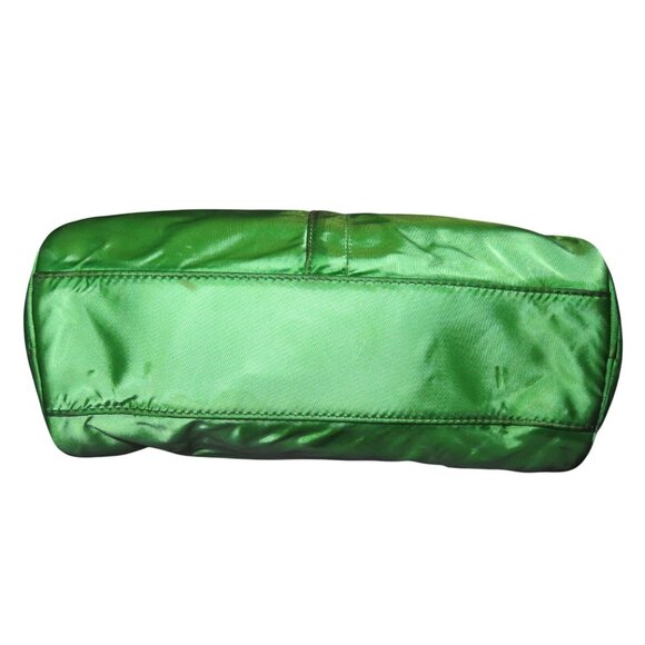 Coach 2006 Legacy Hampton Soho Top Handle Demi Baguette in Green Satin - Picture 3 of 14